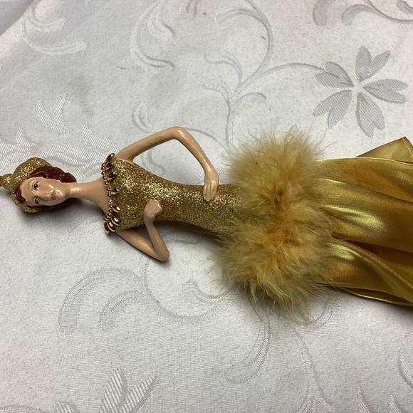 Dolls of elegance. Evening gown in gold - Picture 5 of 10